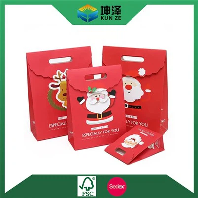 Папирна кеса за божићне поклоне